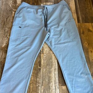 Figs High waisted powered blue Livingston